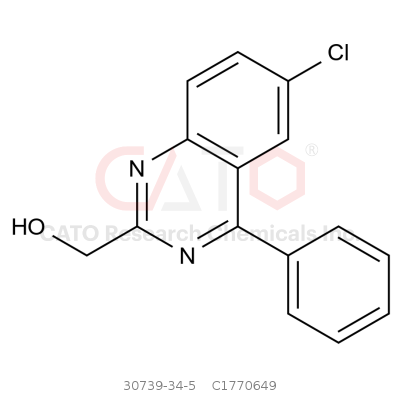 CAS No.:30739-34-5,(6-chloro-4-phenylquinazolin-2-yl)methanol