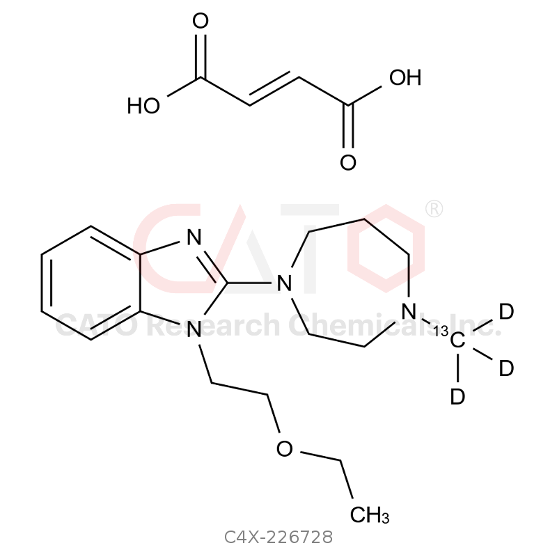Emedastine-13C-d3 Fumarate