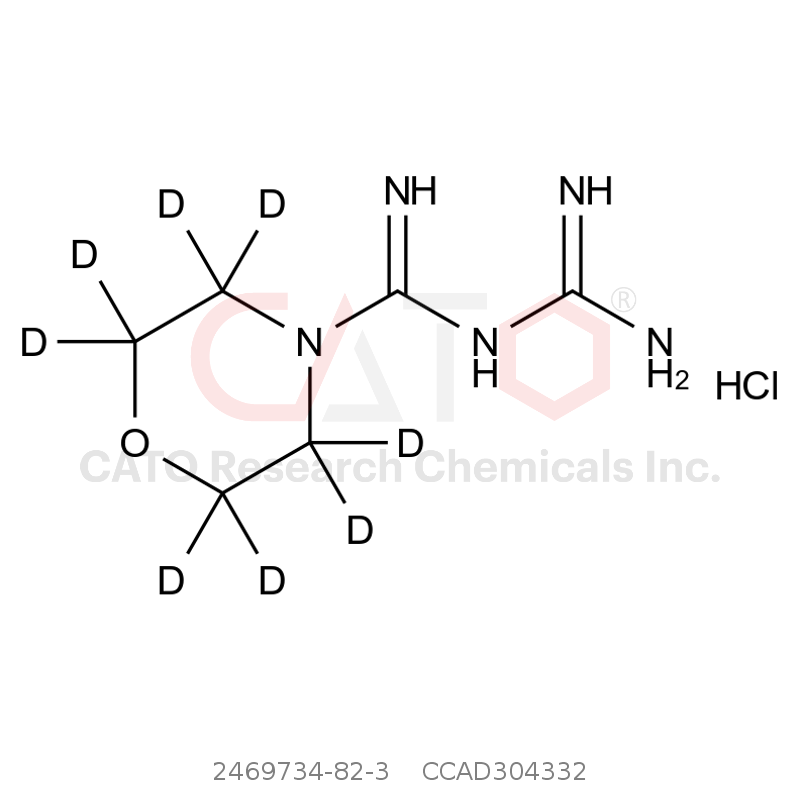 CAS No.:2469734-82-3,吗啉胍-D8 盐酸盐