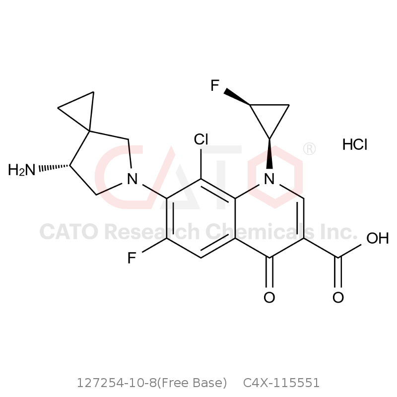 CAS No.:127254-10-8(Free Base),西他沙星异构体杂质9(RRS)盐酸盐