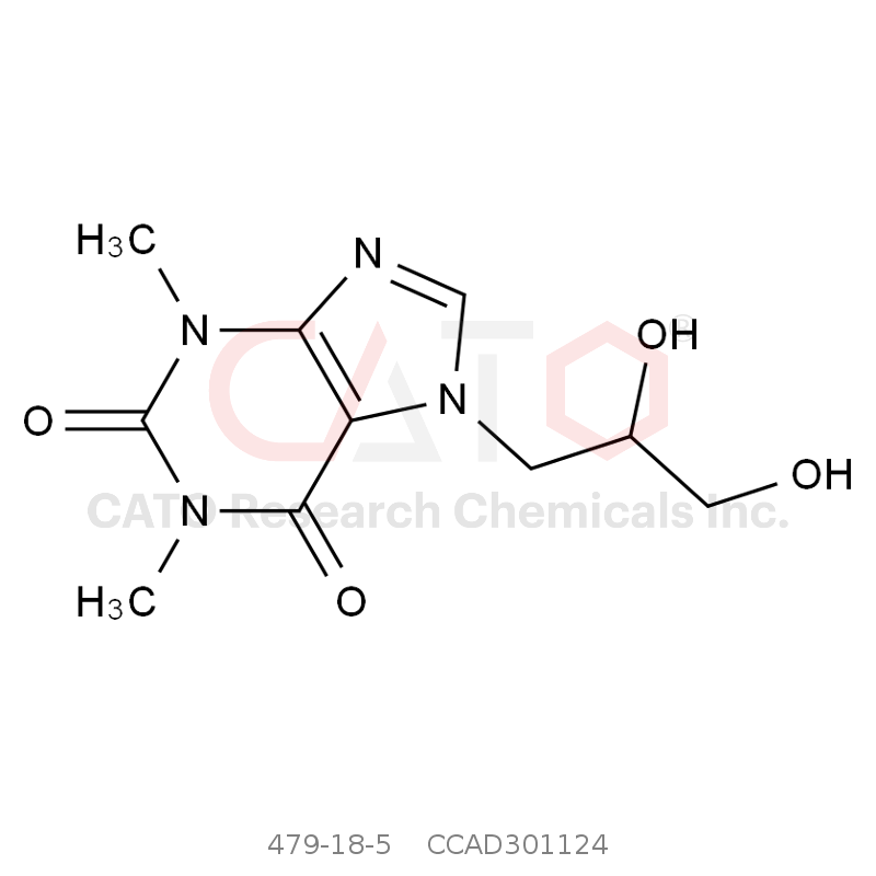 CAS No.:479-18-5,二羟丙茶碱