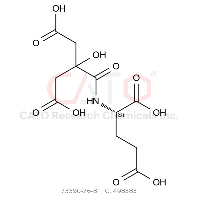 CAS No.:73590-26-8,(S)-3-((1,3-Dicarboxypropyl)carbamoyl)-3-hydroxypentanedioic acid