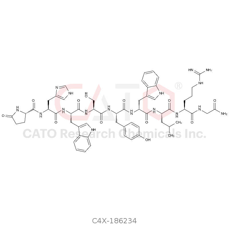 pGlu-His-L-Trp-Ser-Tyr-D-Trp-Leu-Arg-Gly-NH2
