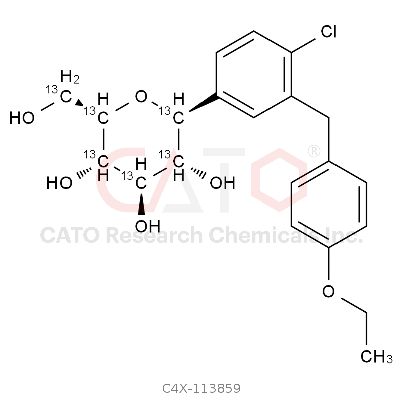 Dapagliflozin-13C6 (glucitol-13C6)
