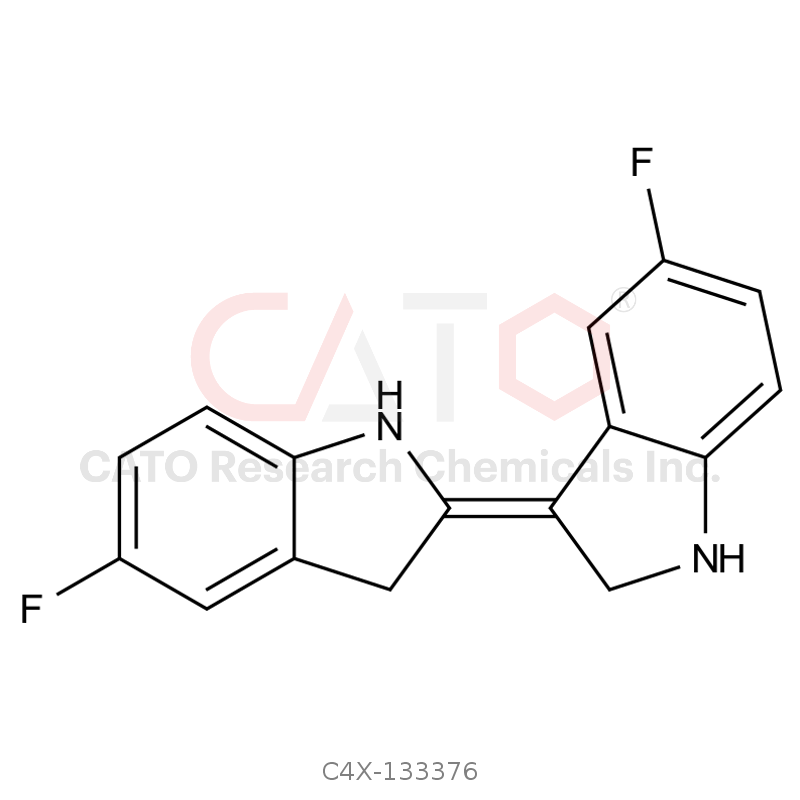 (E)-5,5'-difluoro-2,3'-biindolinylidene
