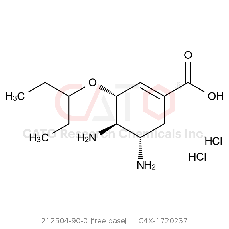CAS No.:212504-90-0（free base）,奥司他韦杂质237  2盐酸盐