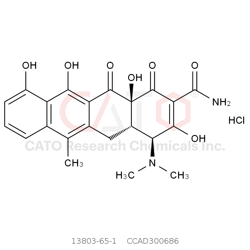 CAS No.:13803-65-1,脱水四环素盐酸盐