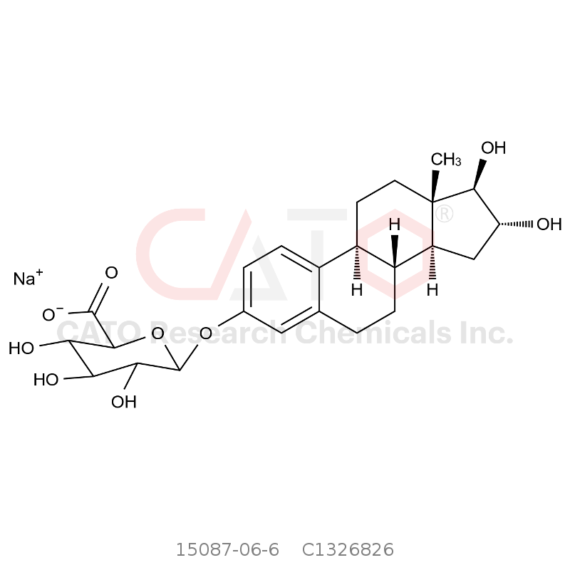 CAS No.:15087-06-6,雌三醇3-O-β-D-葡萄糖醛酸钠盐