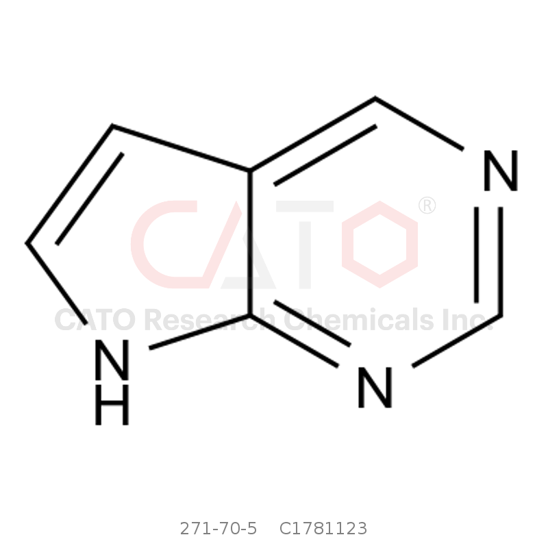 CAS No.:271-70-5,7H-Pyrrolo[2,3-d]pyrimidine