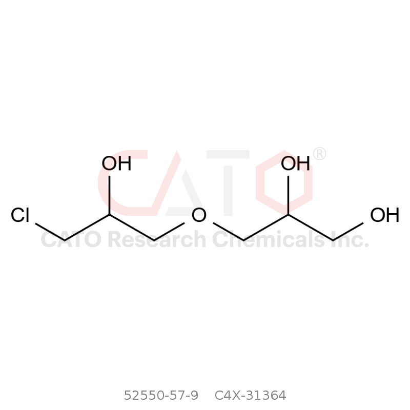 CAS No.:52550-57-9,3-（3-氯-2-羟丙氧基）丙烷-1,2-二醇