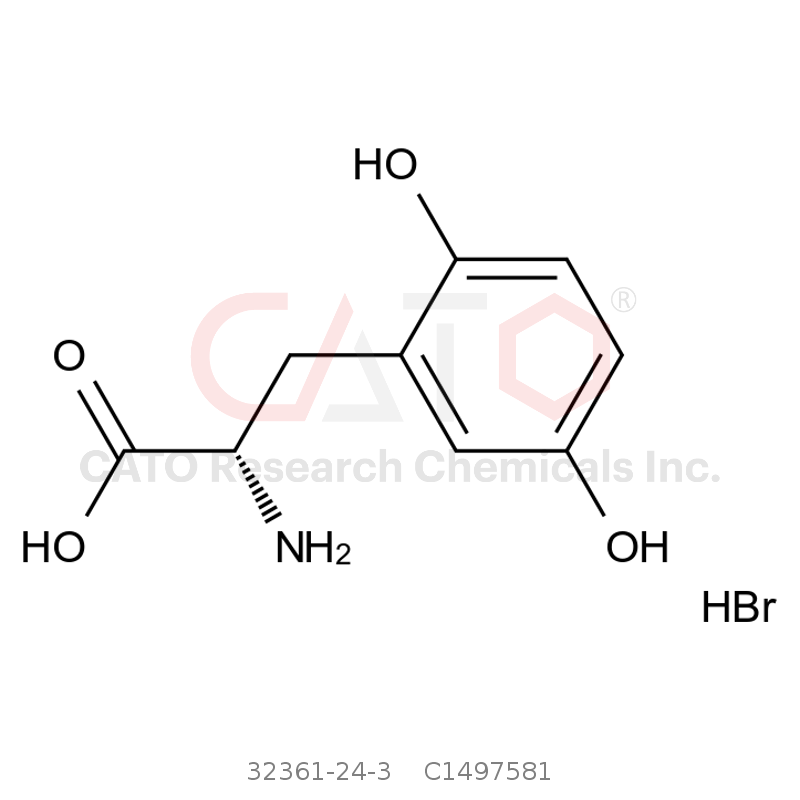 CAS No.:32361-24-3,(S)-2-amino-3-(2,5-dihydroxyphenyl)propanoic acid hydrobromide