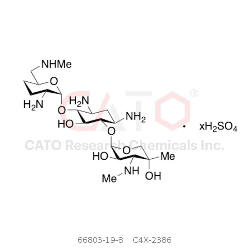 CAS No.:66803-19-8,硫酸小诺霉素(~80%)