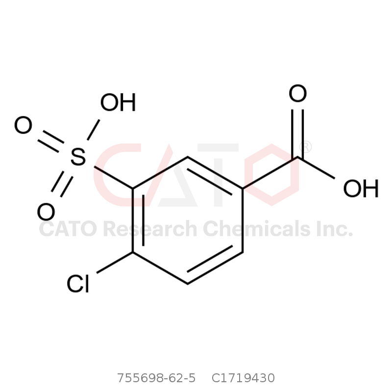 CAS No.:755698-62-5,4-Chloro-3-sulfobenzoic acid (Bumetanide Impurity)