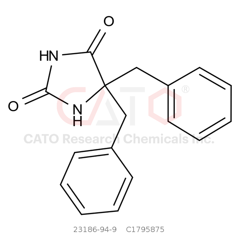 CAS No.:23186-94-9,5,5-二苄基咪唑烷-2,4-二酮