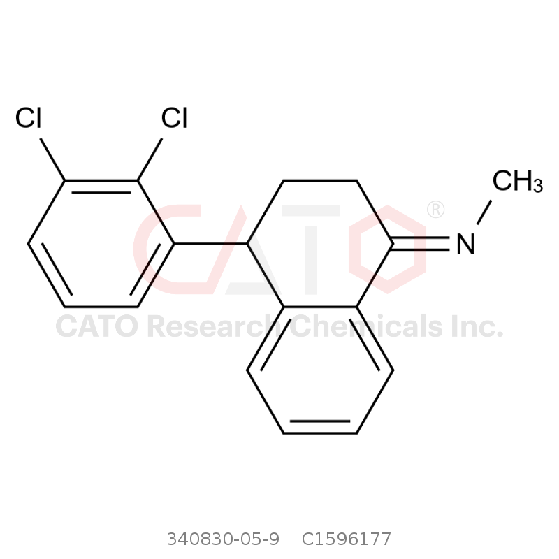 CAS No.:340830-05-9,N-[4-(2,3-Dichlorophenyl)-3,4-dihydro-1(2H)-naphthalenylidene]methanamine