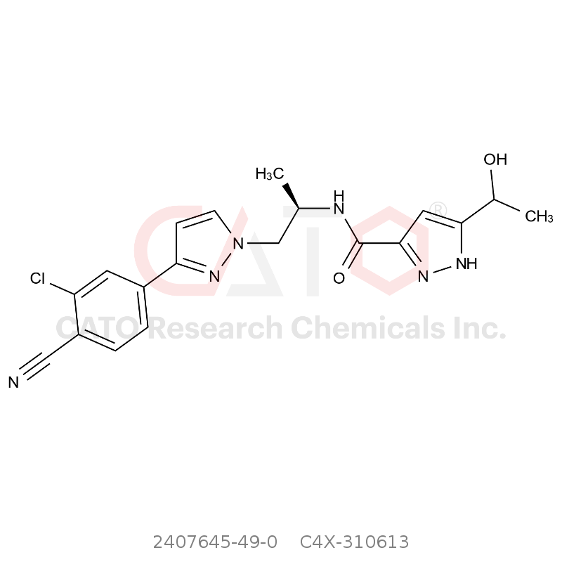 CAS No.:2407645-49-0,Darolutamide Impurity 13 (Mixture of Diastereomers)