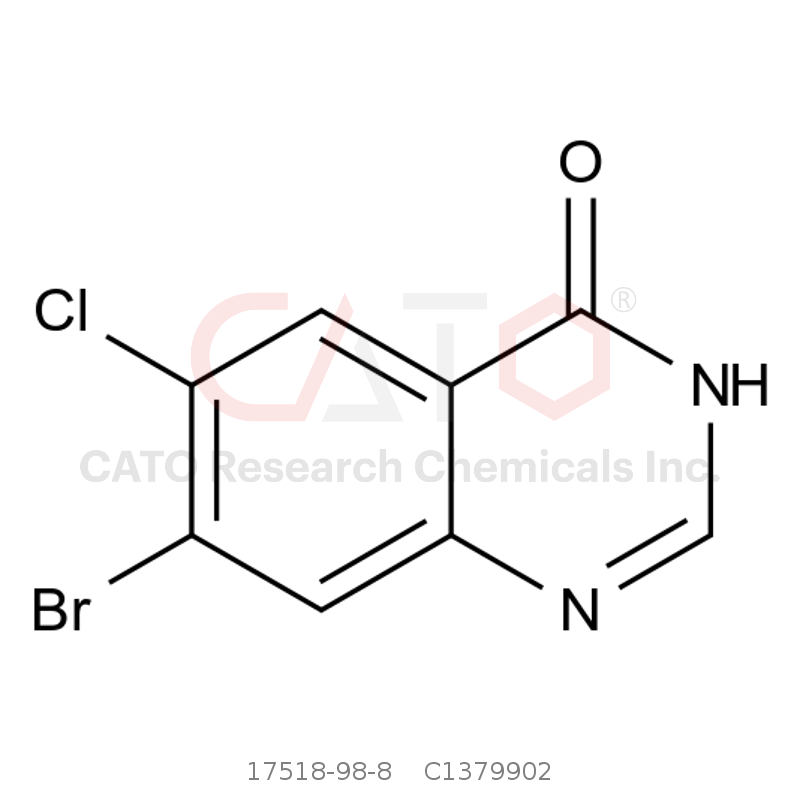 CAS No.:17518-98-8,7-溴-6-氯-4(3H)-喹唑啉酮