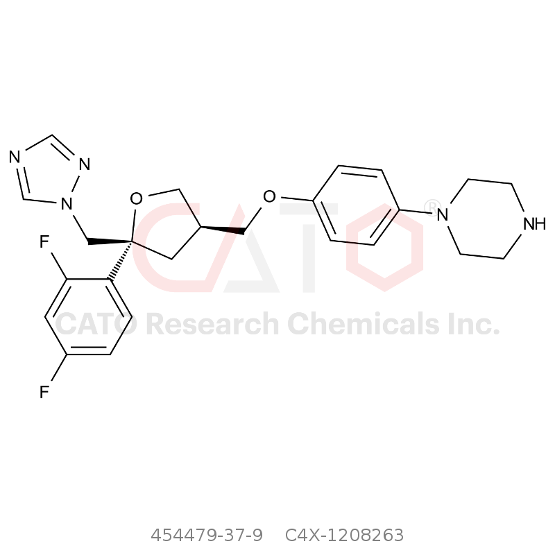 CAS No.:454479-37-9,Posaconazole Impurity 263
