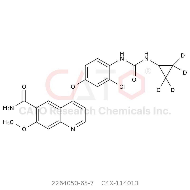 CAS No.:2264050-65-7,Lenvatinib-d4
