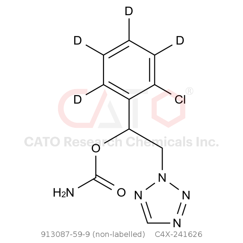 CAS No.:913087-59-9 (non-labelled),rac-西诺氨酯-d4
