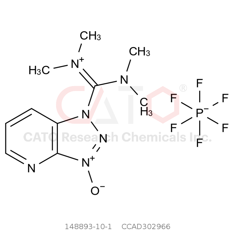 CAS No.:148893-10-1,2-(7-偶氮苯并三氮唑)-N,N,N',N'-四甲基脲六氟磷酸酯