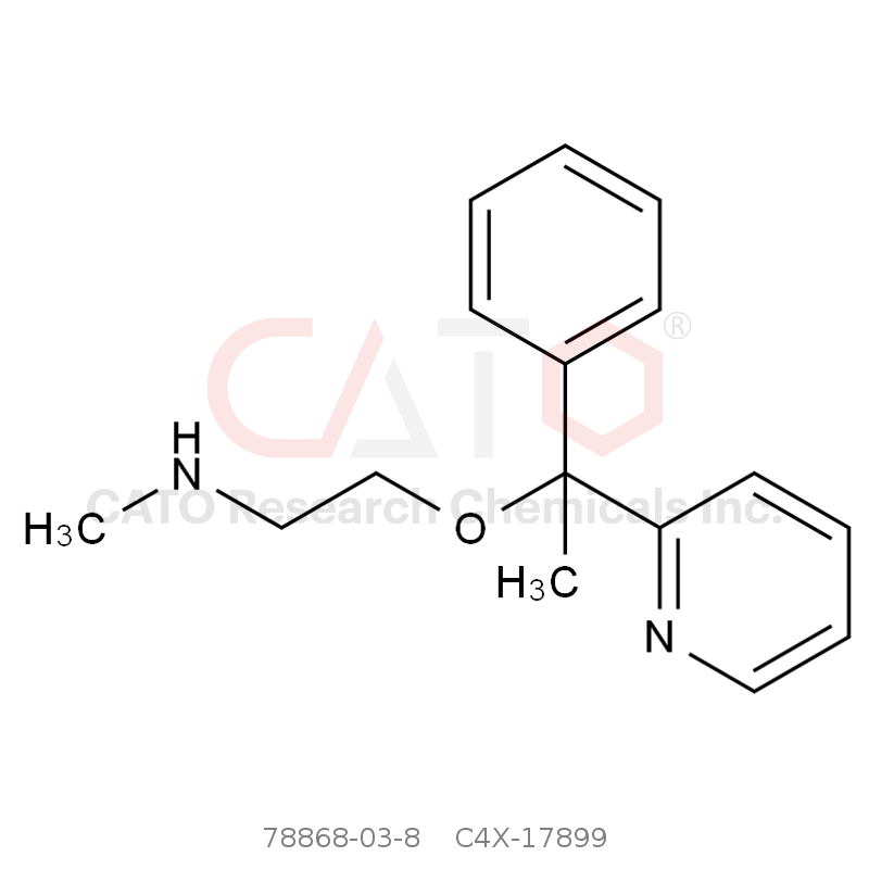 CAS No.:78868-03-8,Doxylamine N-Desmethyl Impurity
