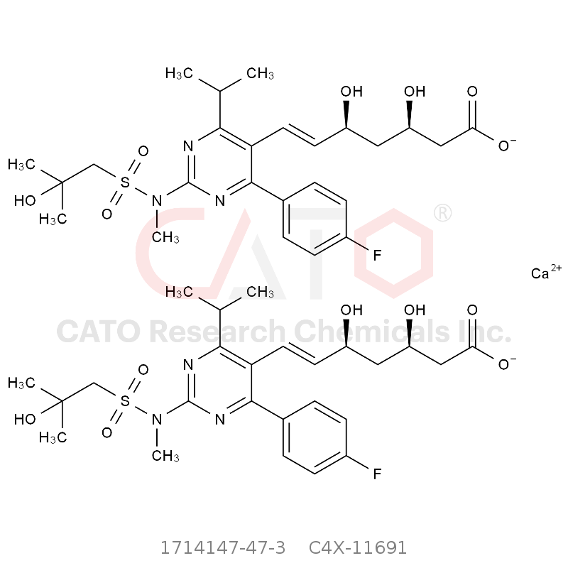 CAS No.:1714147-47-3,瑞舒伐他汀EP杂质A（钙盐）