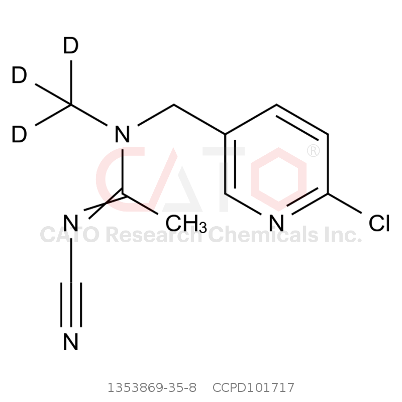 CAS No.:1353869-35-8,Acetamiprid-d3