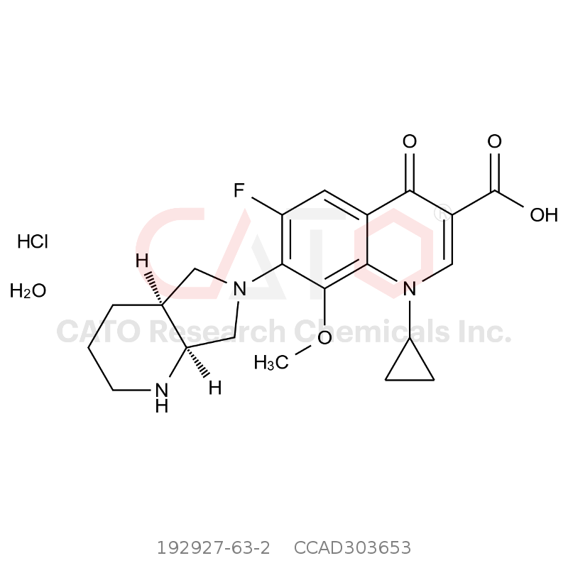 CAS No.:192927-63-2,莫西沙星盐酸盐 一水合物
