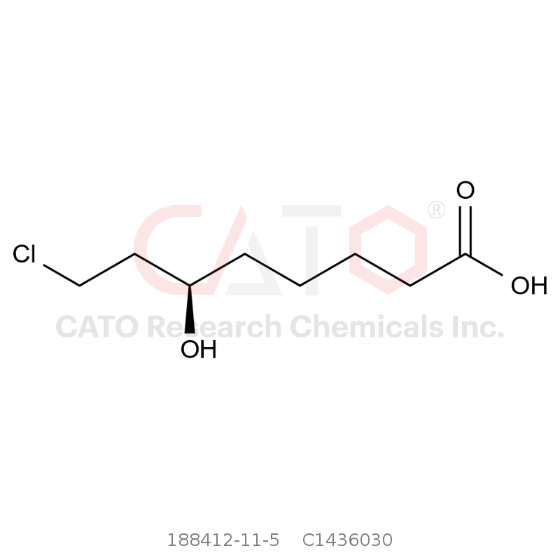 CAS No.:188412-11-5,8-Chloro-6-hydroxyoctanoic Acid