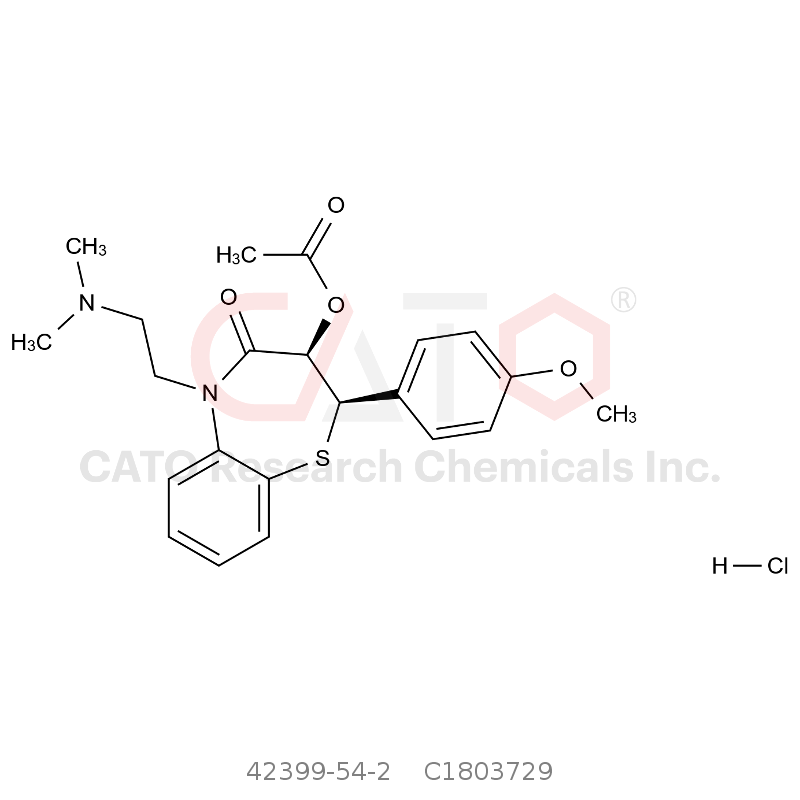 CAS No.:42399-54-2,Diltiazem Impurity N29 Hydrochloride