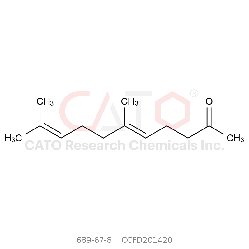 CAS No.:689-67-8,Geranylacetone（mixture of (E)- and (Z)- isomers）