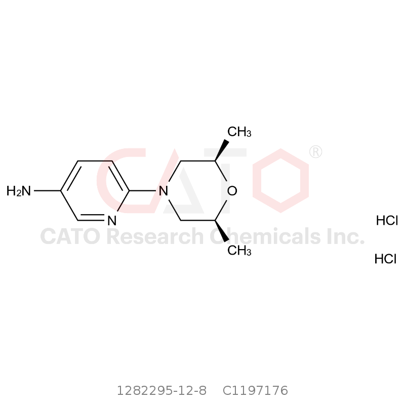 CAS No.:1282295-12-8,rel-6-（（2R，6S）-2,6-二甲基吗啉代）吡啶-3-胺