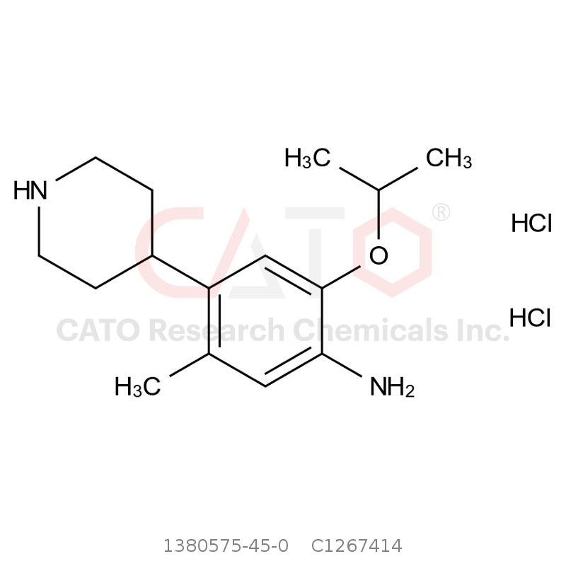CAS No.:1380575-45-0,5-甲基-2-(1-甲基乙氧基)-4-(4-哌啶)-苯胺二盐酸盐