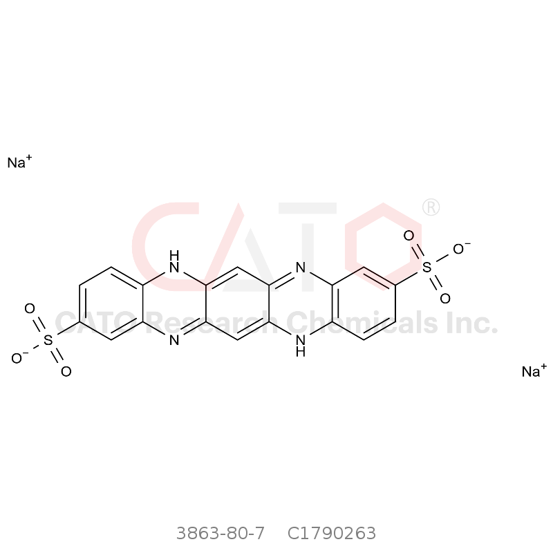 CAS No.:3863-80-7,5,12-二氢喹喔啉并[2,3-b]吩嗪-2,9-二磺酸二钠盐