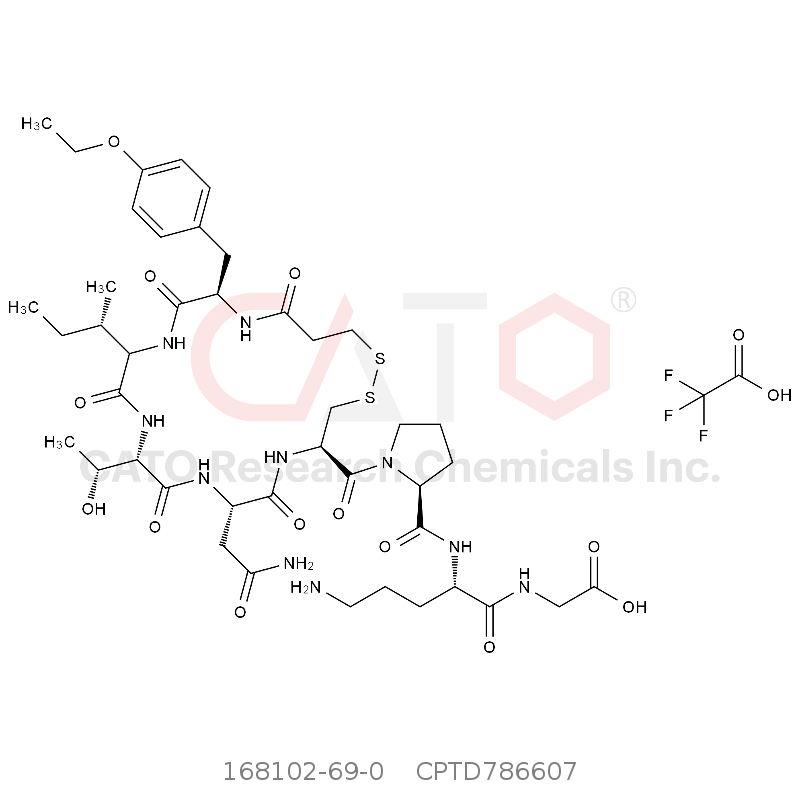 CAS No.:168102-69-0,Atosiban (free acid) trifluoroacetate salt
