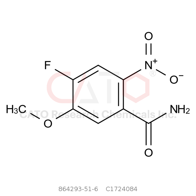 CAS No.:864293-51-6,4-Fluoro-5-methoxy-2-nitrobenzamide