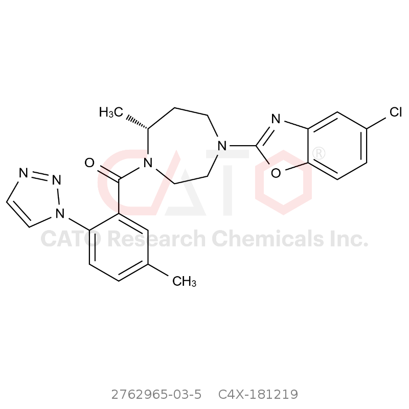 CAS No.:2762965-03-5,Suvorexant Impurity 19
