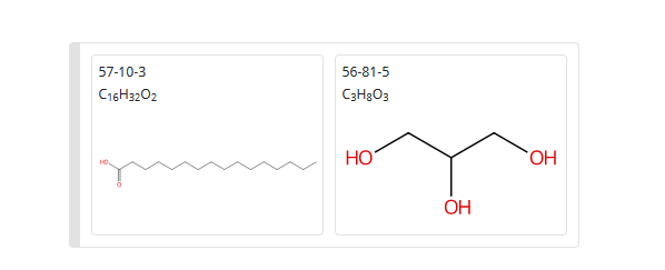 Monopalmitin CAS 26657-96-5 chemical structure