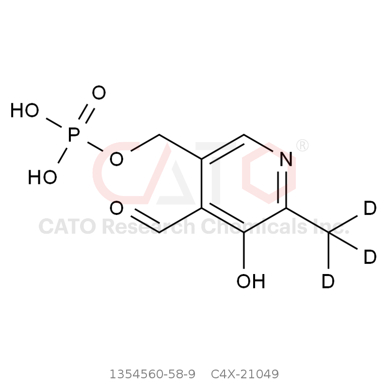 CAS No.:1354560-58-9,吡哆醛 5'-磷酸-d3