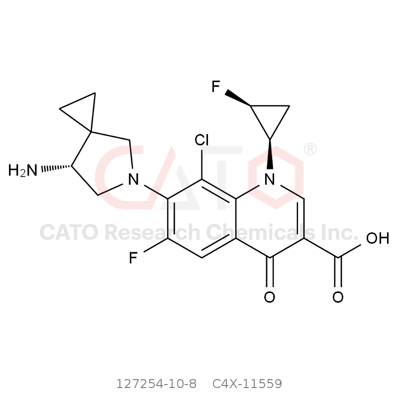 CAS No.:127254-10-8,Sitafloxacin Isomer Impurity 9(RRS)