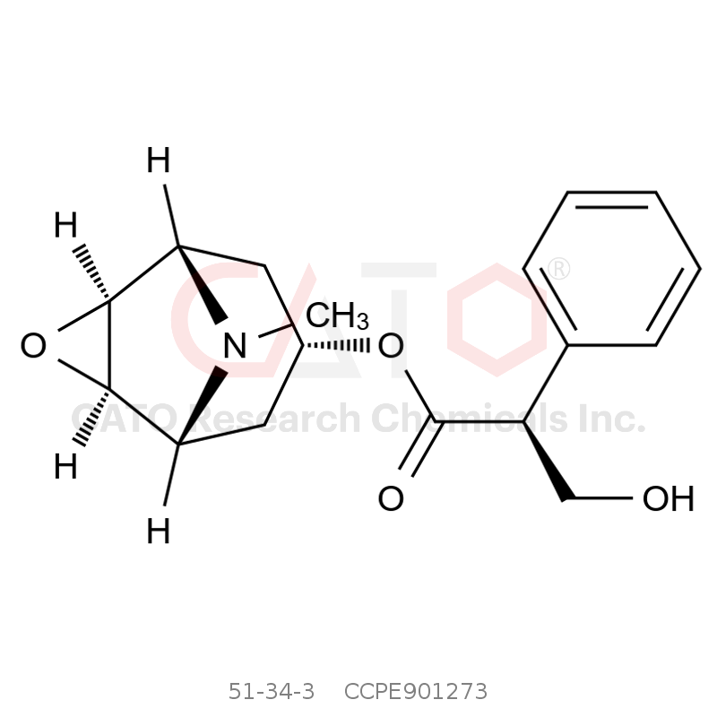 CAS No.:51-34-3,东莨菪碱