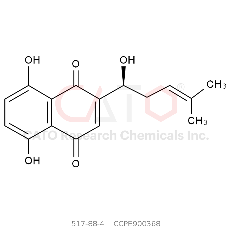 CAS No.:517-88-4,左旋紫草素