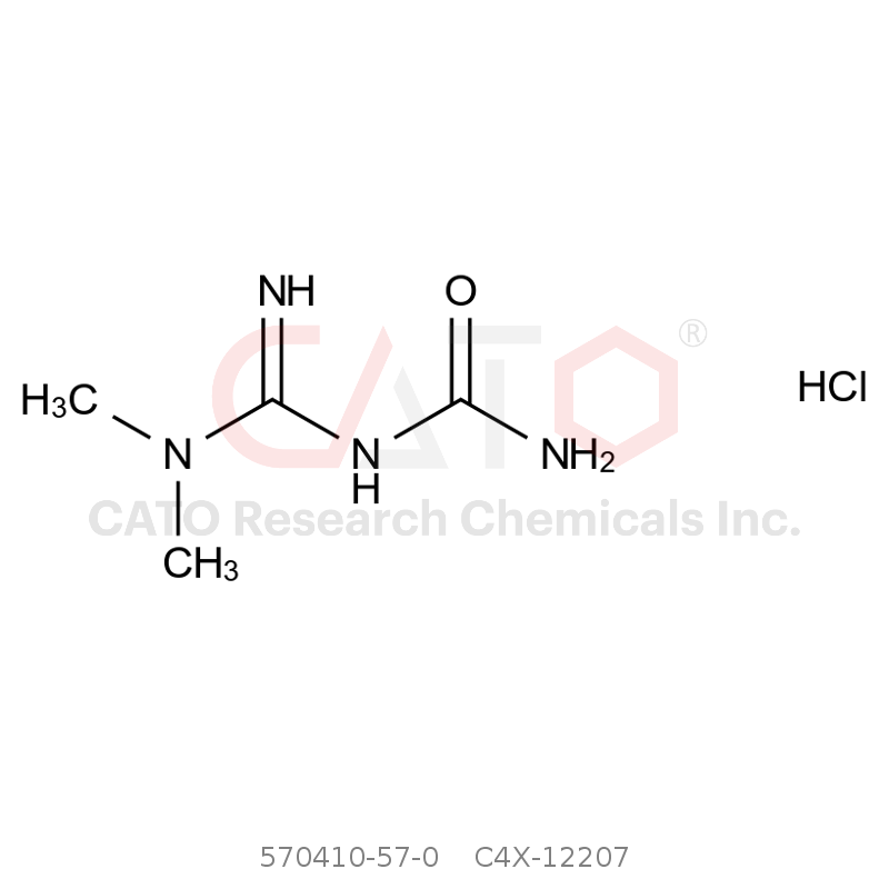 CAS No.:570410-57-0,[(Dimethylamidino)iminomethyl]Urea Hydrochloride