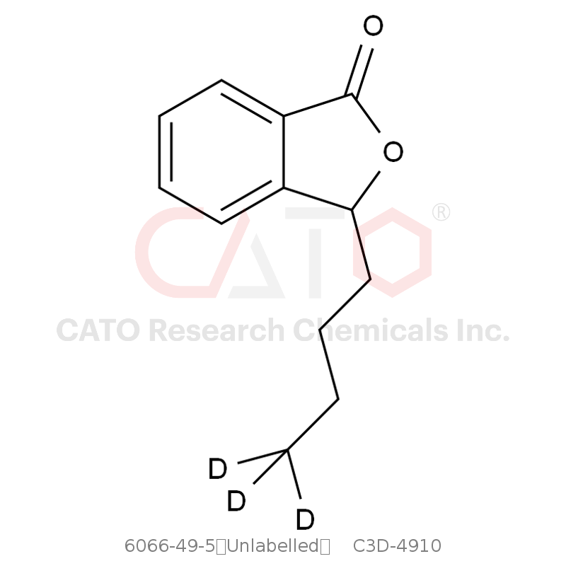 CAS No.:6066-49-5（Unlabelled）,3-丁苯酞-d3
