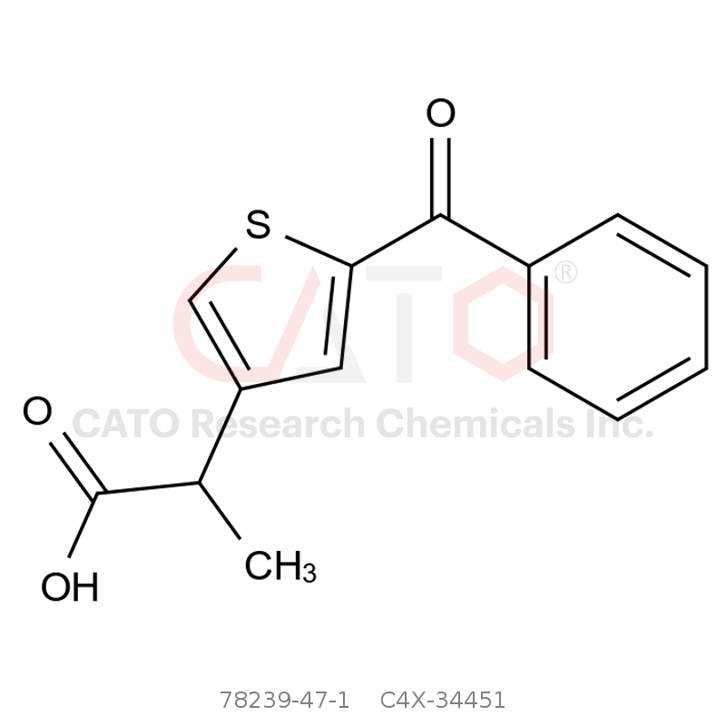 CAS No.:78239-47-1,噻洛芬酸杂质1