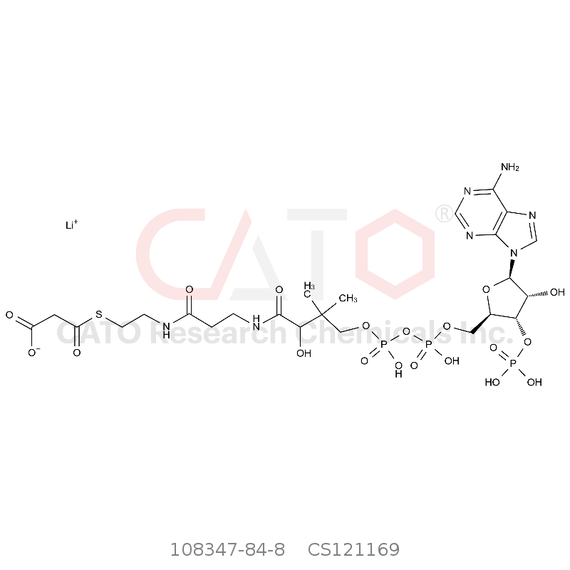 CAS No.:108347-84-8,丙二酰辅酶 A 锂盐