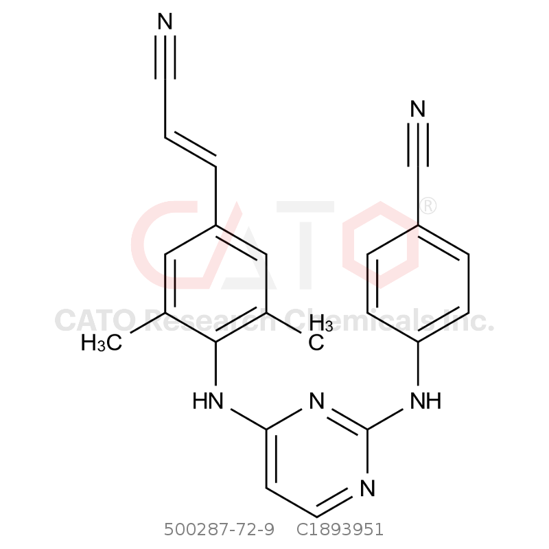 CAS No.:500287-72-9,Rilpivirine