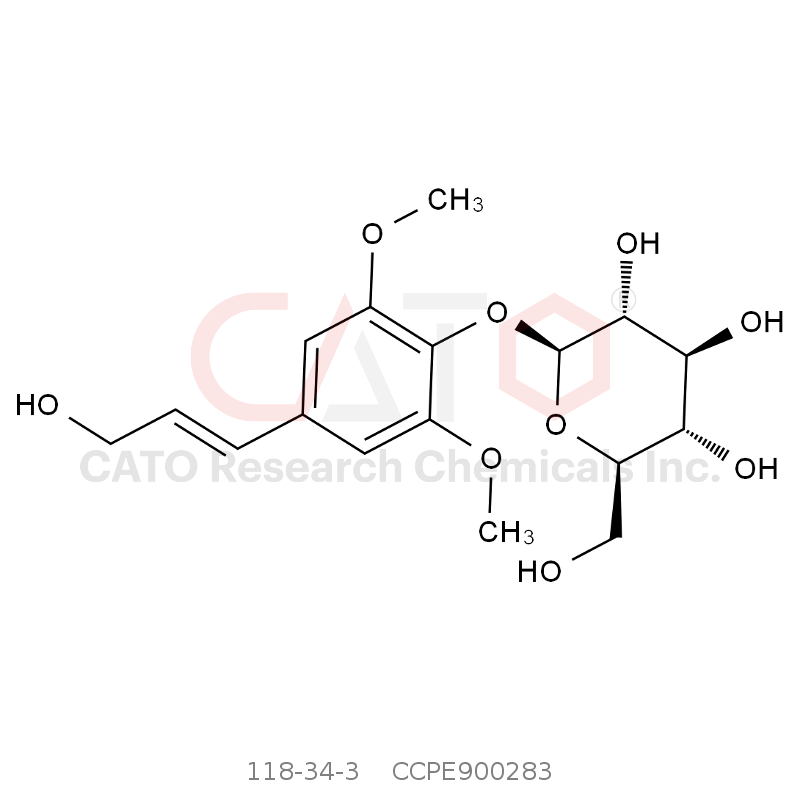 CAS No.:118-34-3,紫丁香苷