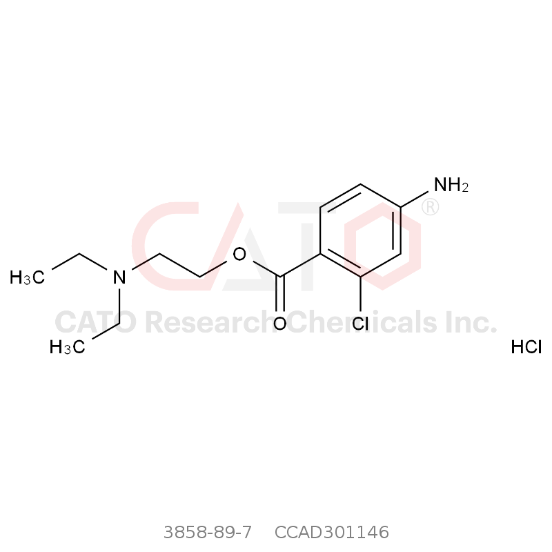 CAS No.:3858-89-7,Chloroprocaine Hydrochloride